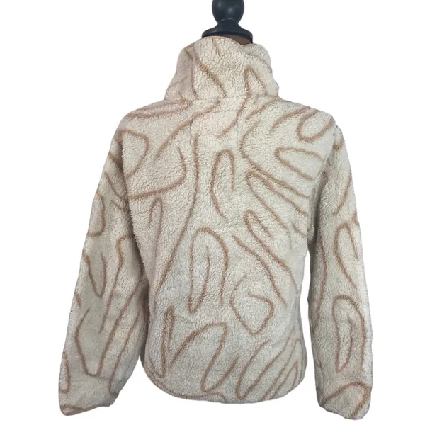 Billabong Adventure Division Switchback Mock Fleece Pullover snap button size S - Image 3