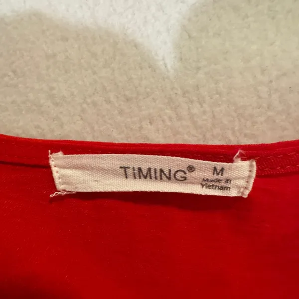 Timing Red Apparel Ruffle Dress - Image 3