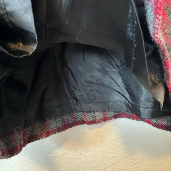 Gap Tartan Plaid Mini Skirt Wool Blend Lined Size 2 - Image 7