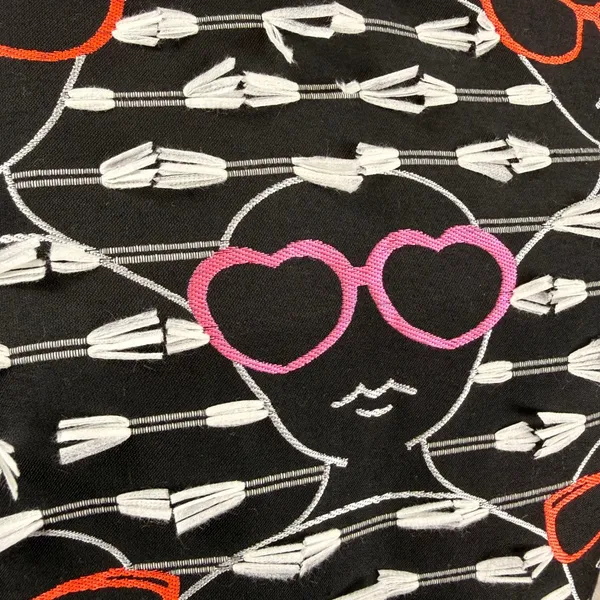 Hutch by Anthropologie Heart Sunglass Embroidered Shift Dress Medium‎ - Image 6