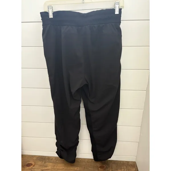 Lululemon Black Relaxed Fit Drawstring Lounge Pants Womens Size‎ 8 - Image 2