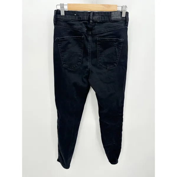 American Eagle Black Wash Curvy Hi-Rise Jegging Denim Stretch Jeans Womens‎ 8 - Image 2