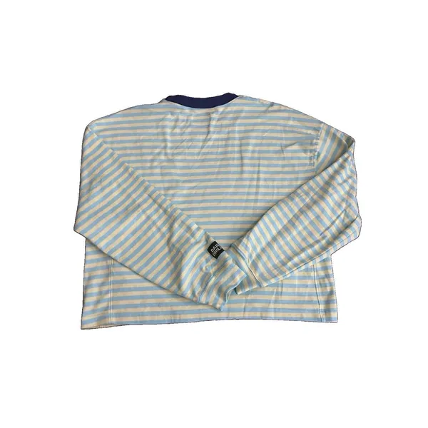 Daily Drills Women’s Malibu + Lemonade Striped Long Sleeve Top & Shorts Set M - Image 6