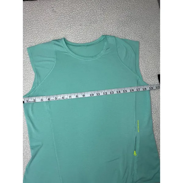 Lululemon Hiking Tank Top Womens 6 Mint Green Cropped Pocket Outdoors - Image 2