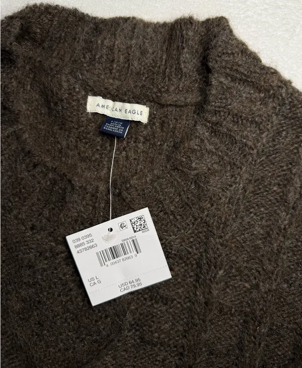 Brown Sweater Dress American Eagle Women’s - Image 2