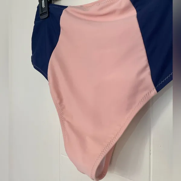 Cupshe Pink And Navy High Waisted Bikini Swimsuit ~ Women’s Size M - Image 12