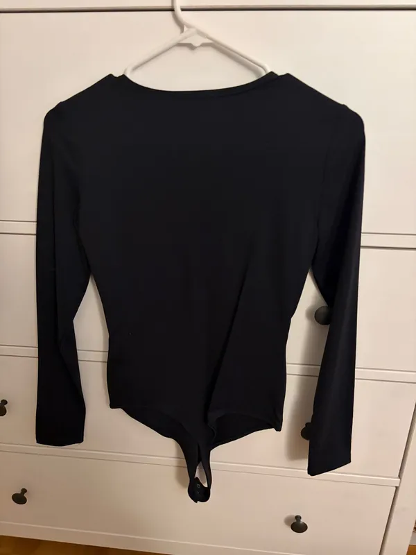 Abercrombie Bodysuit Long Sleeve Black - Image 2