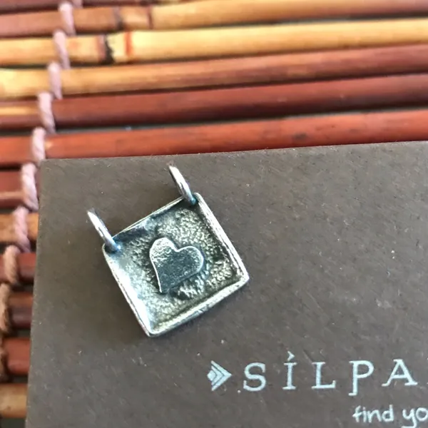 Silpada Sterling Silver Tilted Heart Pendant for Necklace - Image 3