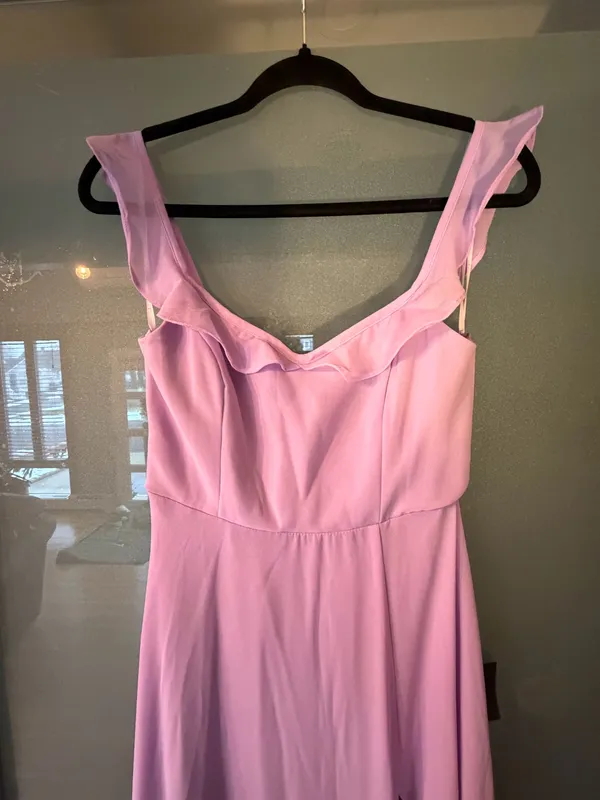 Lulus Dreamy Lilac Dress - Image 4