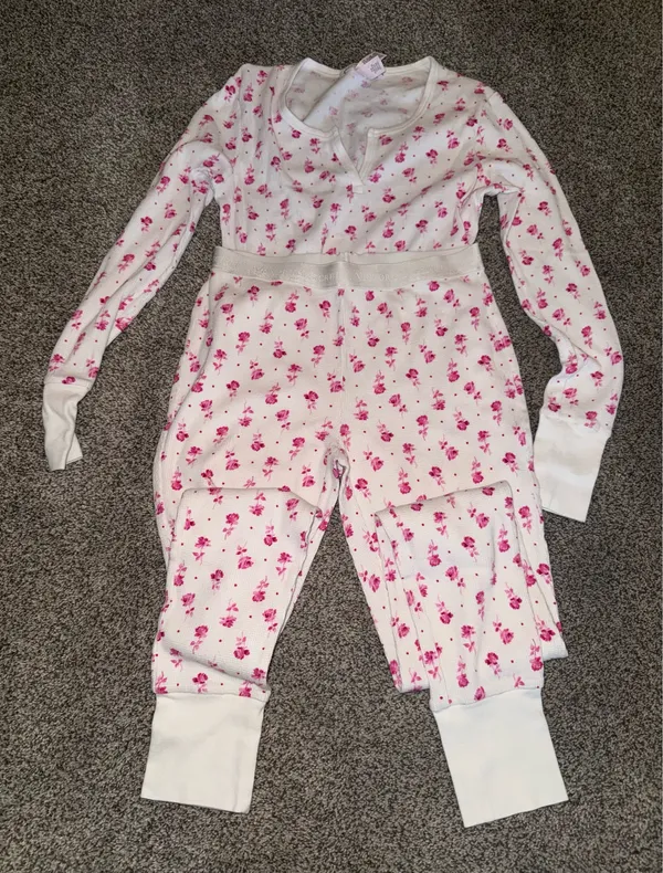Victoria's Secret Thermal Floral Print Pajama Set - Image 6
