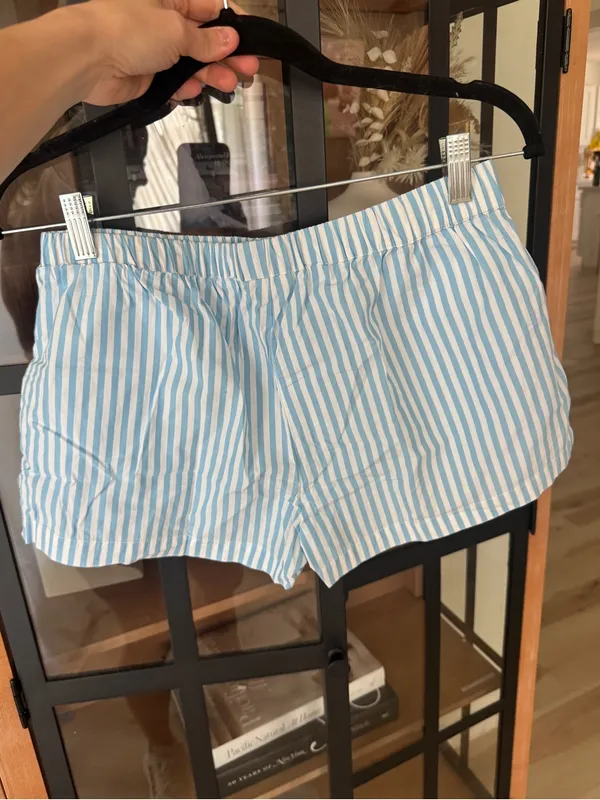 LAKE Pajamas seersucker shorts striped elastic waistband cotton - Image 5
