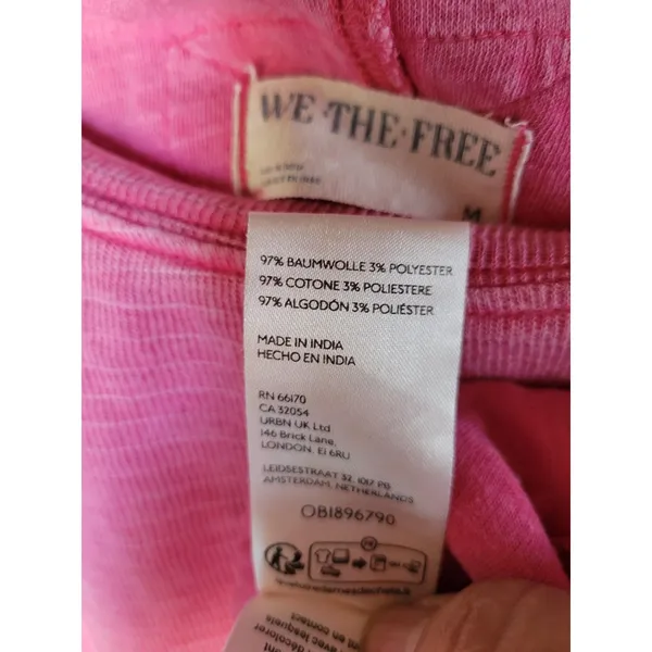 Free people we the free Women's Soul Oversized T-Shirt Size M Pink - Image 11