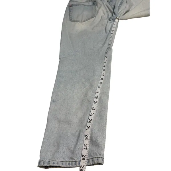 BDG Urban Outfitters Mom Jeans W28 High Rise Light Wash 100% Cotton Denim - Image 2