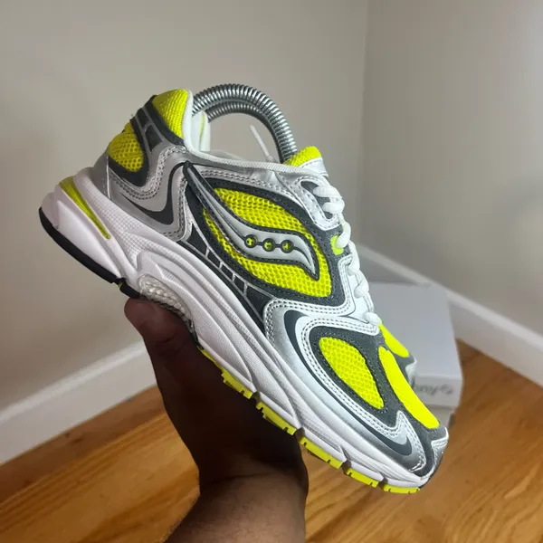 Saucony Grid Jazz 9 Yellow Silver Size 5.5M/7W - Image 14