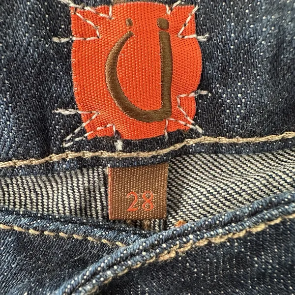 VTG U by‎ Yanuk Flared Bootcut Blue Jeans 28 Dark Wash 90s - Image 9