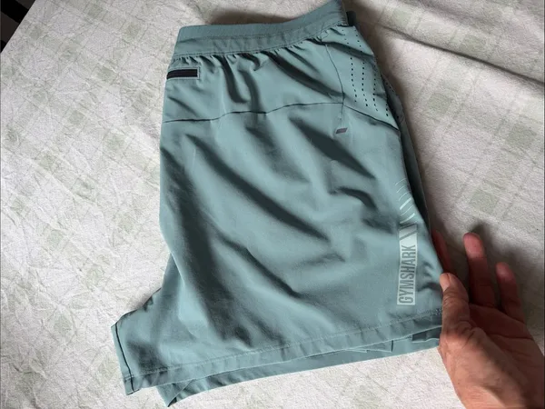 Gymshark Women’s Mint Green High-Performance Athletic Shorts - Image 6