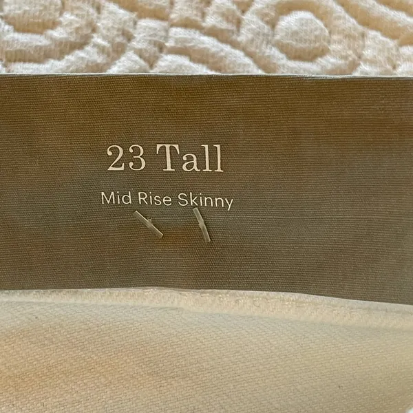 Everlane Bone The Mid Rise Skinny Crop Jeans Size‎ 23 - Image 12