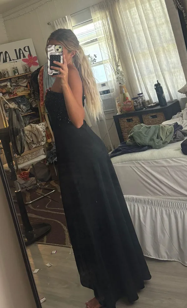 Long Black Dress - Image 6