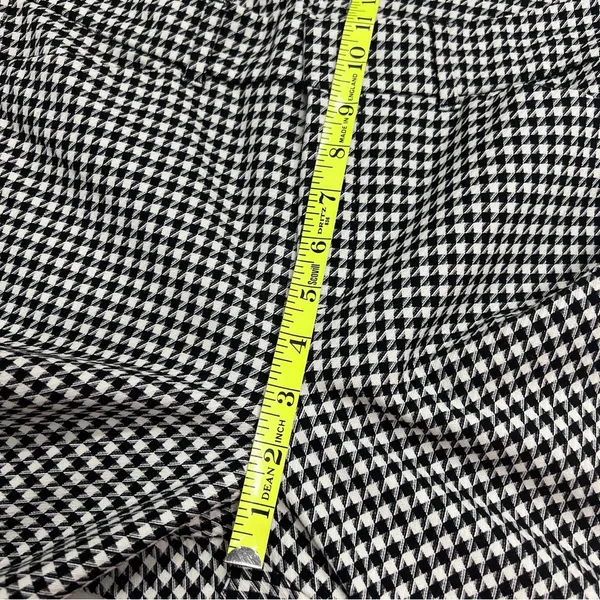 Old Navy 8 high rise pixie checkers pants black white FLAWED - Image 8