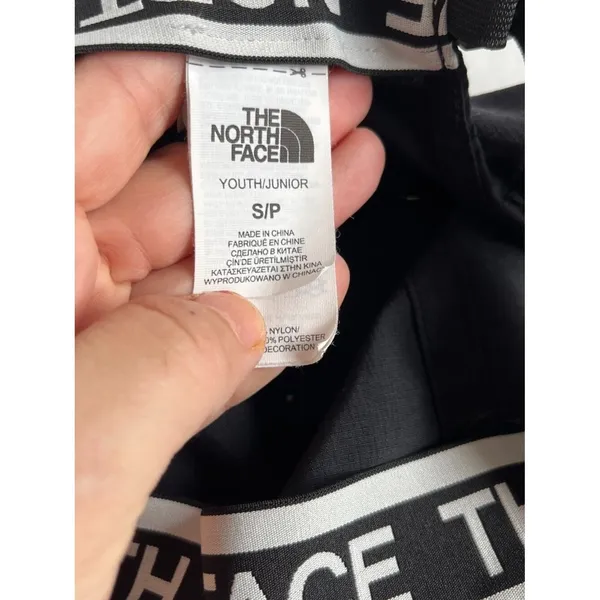 The North Face Sz S Teens 66 Classic Tech‎ Ball Black Adj Strap - Image 3