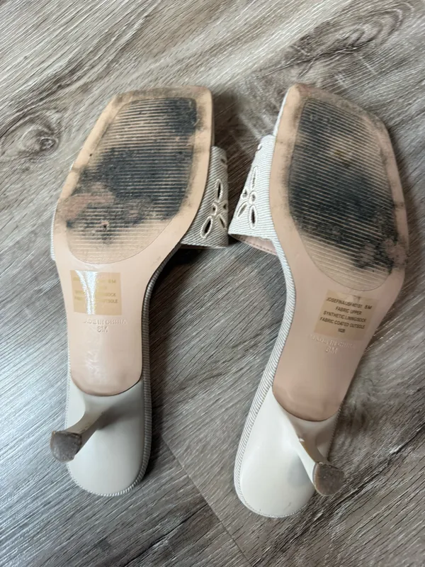 Steve Madden Cloth Floral Kitten Heels - Image 2