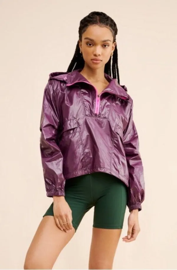 FP Movement Spring Shower Packable Solid Rain Jacket - Image 4