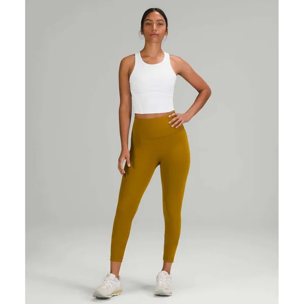 Lululemon Invigorate Training Tank Top White Everlux Cropped Racerback Size 2 - Image 3