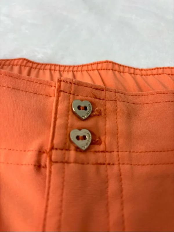 Bright Orange Women's Pants‎ Size L - Image 5