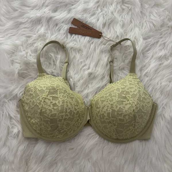 Skims Fits Everybody Lace T-shirt Bra Sage Multi 38D - Image 2