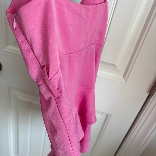 Hello Molly Vibrant Pink Mini Dress - Image 4