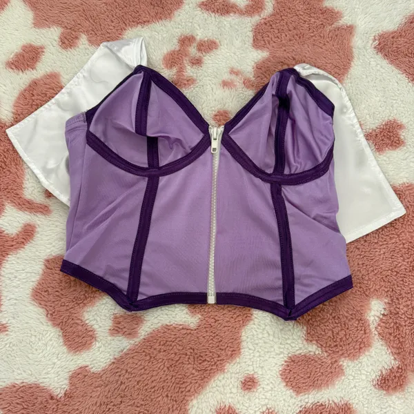 💜✨ Lilac Dream Corset Set – Fairycore Ruffle Skirt & Cosplay Ready Medium ✨💜 - Image 2