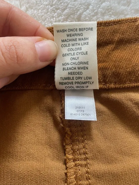 Mudd Y2K Corduroy Button Up Mini Skirt size 0 - Image 3