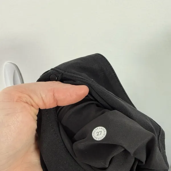 Lululemon City Sleek‎ Wide Leg Pants Black Full Length Commuter Office Womens 27 - Image 7
