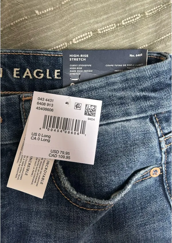 American Eagle Curvy Stovepipe Jeans - Image 4