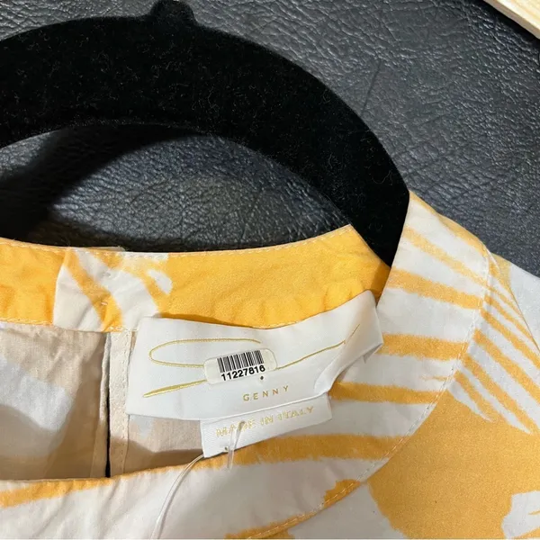Genny Orange Tropic Orange Rouched Top Size 4‎ - Image 5