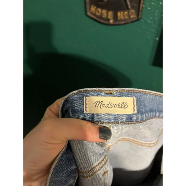 Madewell The Mid-Rise Perfect Vintage Jean Light Wash Sz 27 - Image 3