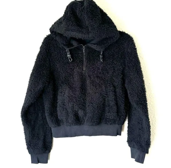 Lululemon Scuba Oversized Half-Zip Fleece Hoodie Size 4 Small - Image 2