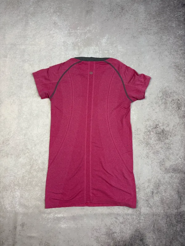 Lululemon Swiftly Tech Short Sleeve Shirt In Magenta - Image 2