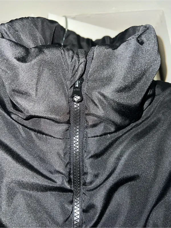Wild Fable XS/S Black Puffer Jacket with Pink Lining cropped - Image 6