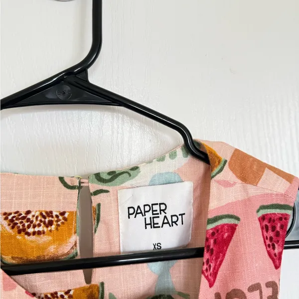 Anthropologie Paper Hearts MATTHEW MINI DRESS SUMMER HAZE - Image 5