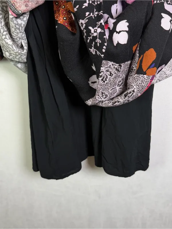 Anthropologie One September Womens Sz L Patchwork Tunic Dress Embroidered Beaded - Image 12