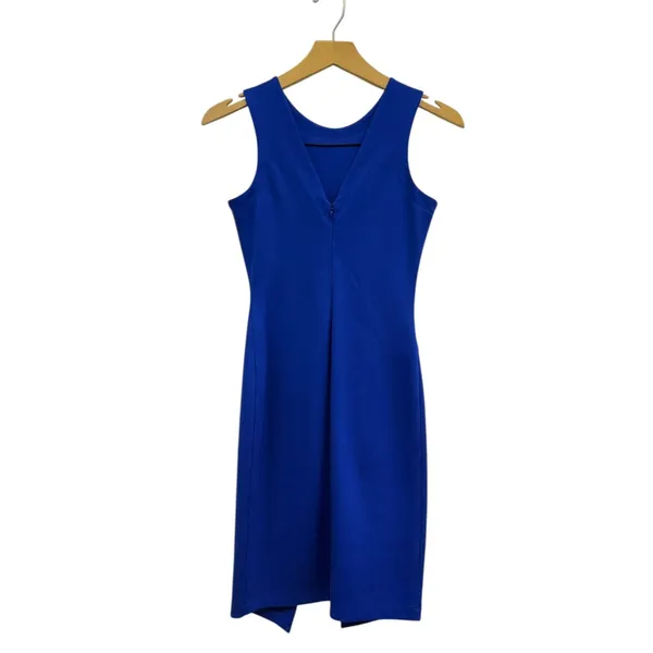 Amanda Uprichard Sleeveless Ponte Sheath Dress in Blue size P/XS - Image 4