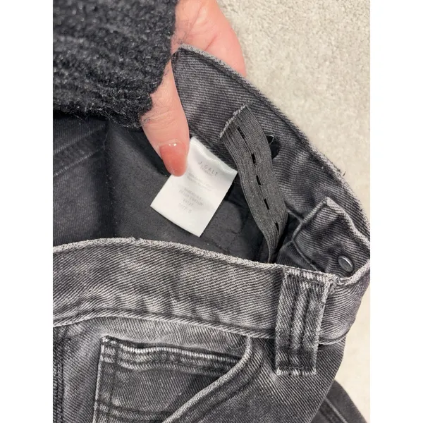 J. GALT BRANDY MELVILLE Wide Leg Carpenter Jeans Black Women Small‎ (26x32) - Image 4
