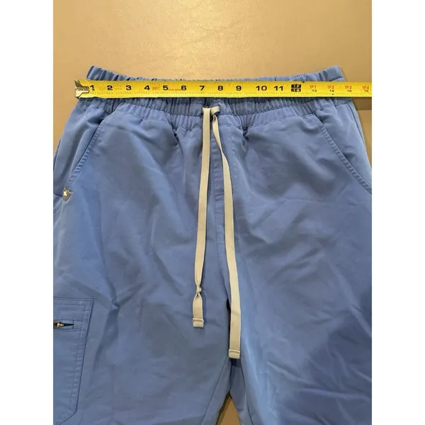 FIGS High Waisted Zamora Jogger Scrub Pants Blue Women's Medium Petite Uniform - Image 6