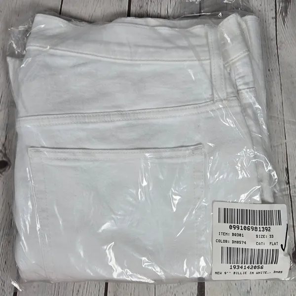 J. Crew 9" demi-boot crop jean in white wash‎ 33 NWT - Image 12