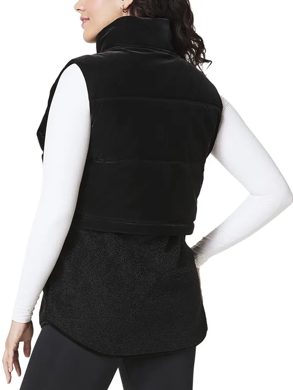 Spanx® Two-In-One Velour & Luxe Fleece Vest Large NWT - Image 2