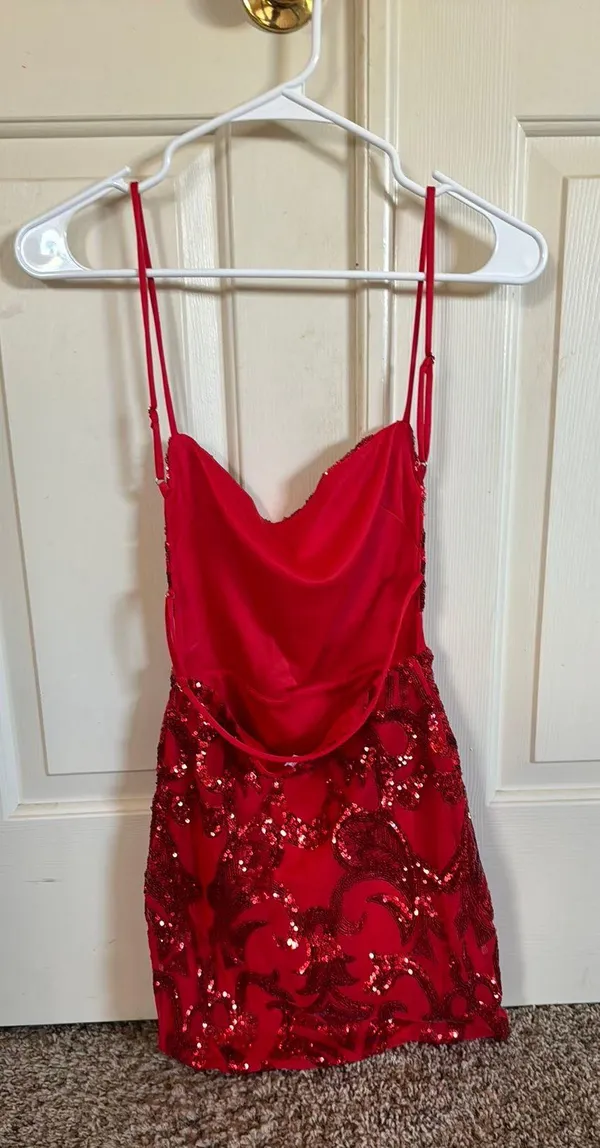 Lucy in the Sky Red Dress - Image 4