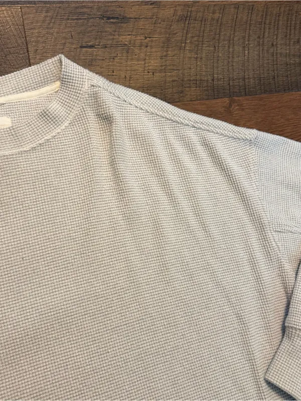 Women’s Aerie Getaway Waffle Sweatshirt Size Large - Image 4