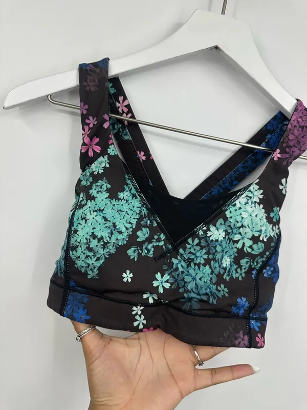 Lululemon Petal Pop In A Flash Sports Bra Size 6 Gym Training Pilates - Image 5