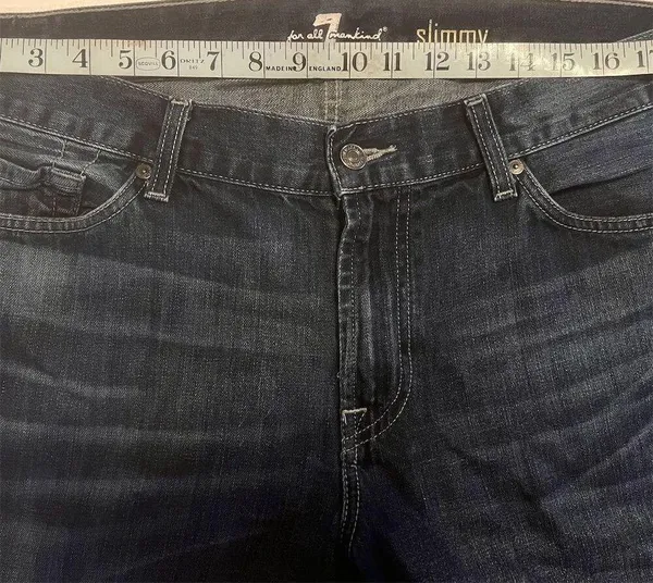 7 For All Mankind woman’s skinny style jeans size 36 - Image 6